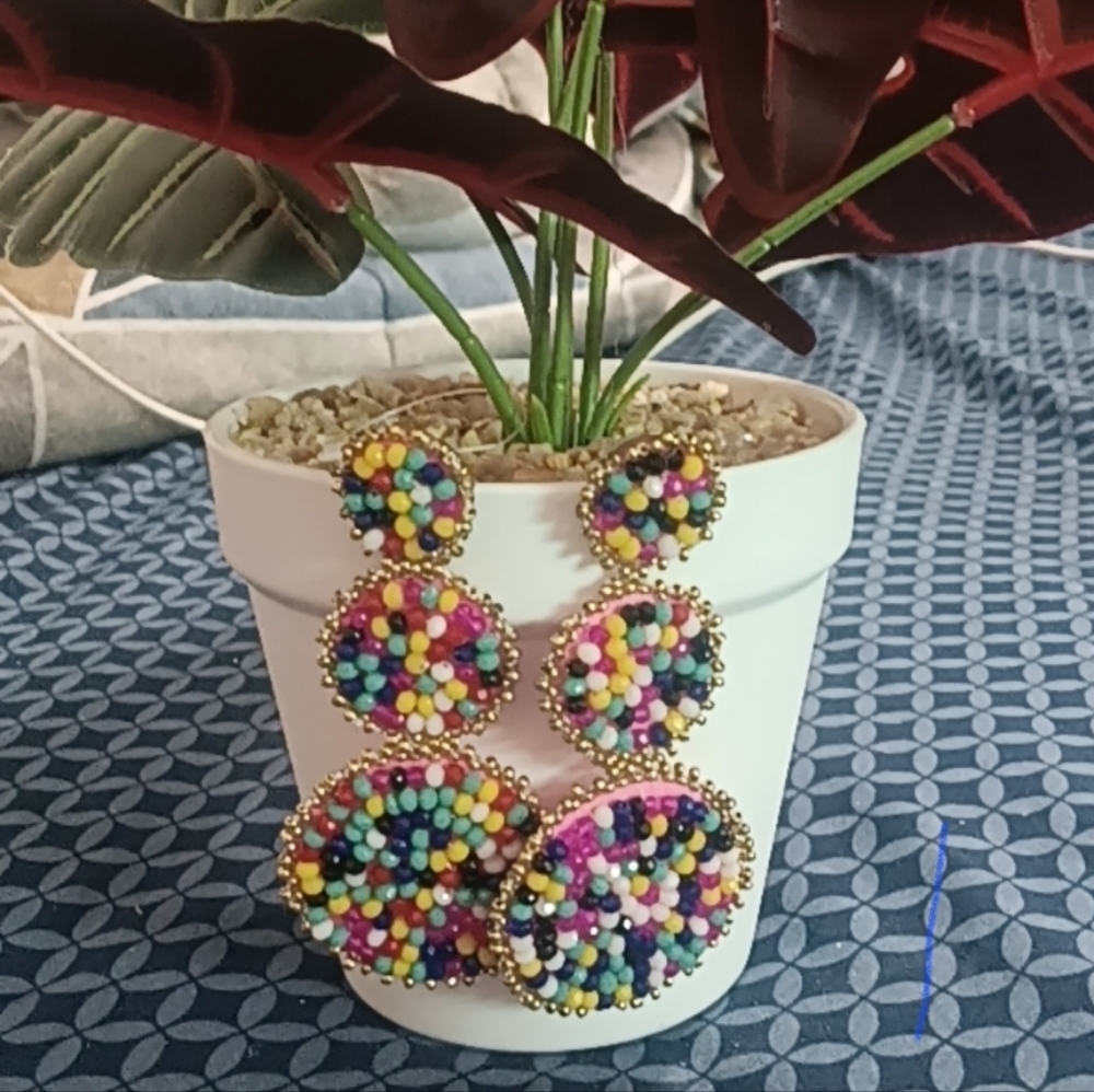 4 Pairs Of Betsy Jhonson Earrings